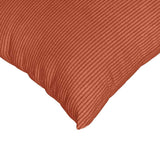 Sofa Pillows 2 pcs Red Orange 80 x 80 cm Corduroy Fabric 42014082