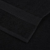 8 Piece Towel Set Black 360 gsm 100% Cotton 137073