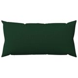Cushion Cover 12 pcs HEERLEN Dark Green 40 x 80 cm Fabric 909774