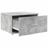 Drawer Cabinet with Wheel Concrete Grey 55 x 45 x 31 cm 869309