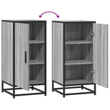 Sideboard Grey Sonoma 35.5x35x76 cm Engineered Wood and Metal 848942
