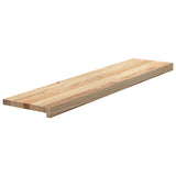 Stair Treads 2 pcs Untreated 110x25x2 cm Solid Wood Oak 3283776