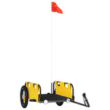 Bike Trailer Yellow Oxford Fabric and Iron 94162