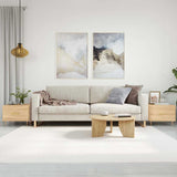 Coffee Tables 2 pcs Sonoma Oak 50x50x40 cm Engineered Wood 829371