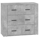 Sideboards 3 pcs Concrete Grey Engineered Wood 3185403