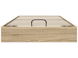 Ottoman Bed Frame Sonoma Oak 203 x 90 x 25 cm Engineered Wood 3409255