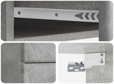 Wall-Mounted Bedside Cabinet Concrete Grey 34.5 x 33 x 40 cm 899151