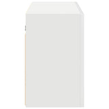 Bathroom Wall Cabinet White 100x25x40 cm Engineered Wood 860103