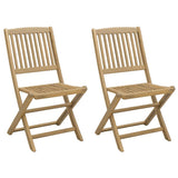 Folding Garden Chairs 2 pcs 44x50x88 cm Solid Wood Acacia 365743
