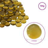 Glass Nugget 17-19 mm Yellow Glass 42041597