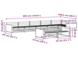 Outdoor Sofa Set 8 pcs Natural 3383492