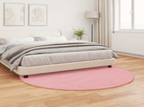 Anti-Slip Faux Rabbit Fur Rug OLITE Pink 160 cm Polyester 42021714