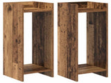 Plant Stand 2 pcs Old Wood 30 x 30 x 80 cm Engineered Wood 899591