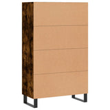 Highboard Smoked Oak 69.5x31x115 cm Engineered Wood 828265