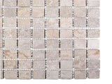 Mosaic Tiles Cream 30 x 30 cm Marble 42033521
