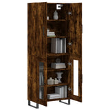 Highboard Smoked Oak 69.5x34x180 cm Engineered Wood 3195760