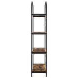 Bookshelf Smoked Oak 80 x 30 x 146 cm Engineered wood 879841