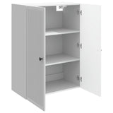 Wall-Mounted Cabinet High Gloss White 66 x 34.5 x 90 cm 897889