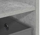 TV stand with Drawer Concrete Grey 79 x 40 x 48 cm 8000463