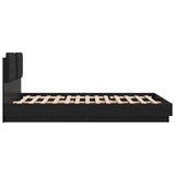 Bed Frame with Headboard with Storage Artisan Oak 140 x 200 cm 3416344