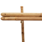 ZNTS Wall Shelf 2-Tier 45x26x60 cm Bamboo 4106587
