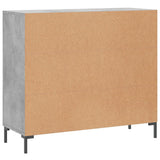 Sideboard Concrete Grey 90x34x80 cm Engineered Wood 828112