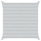 Sun Shade Sail Light Grey and White 3.6 x 3.6 m 42030994