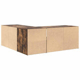 Corner Cabinet Smoked Oak 200x40x45 cm Engineered Wood 3307832