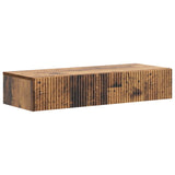 Wall-Mounted Side Table Old Wood 87.5 x 34.5 x 17 cm 898503