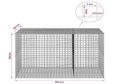 Gabion with 5 mm Wire and 5x5 cm Mesh 150x100x100 cm 3464349