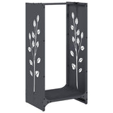 Firewood Rack Anthracite 40x30x80 cm Cold-rolled steel 864221