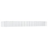 Arched Gabion Raised Bed 800x100x100 cm Galvanised Iron 153557