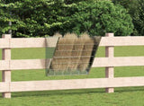 Hanging Hay Feeder Silver 61 x 33 x 66 cm Galvanised Steel 874635