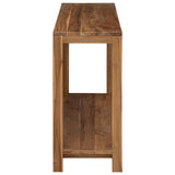 Console Table Natural 110 x 35 x 75 cm Solid Teak Wood 42024253