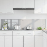 Kitchen Backsplash 2 pcs Light Grey 90 x 40 cm Tempered Glass 3415452