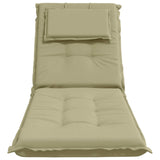 Sunlounger Cushion GEMERT 100% Polyester Light Green 947486