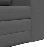Sofa Bed Dark grey 148 x 71 x 83 cm Fabric 4106674
