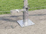 Welded Wire Fence with Concrete Base 50 x 1 m 3353835