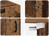 Wall Cabinet Old Wood 69.5 x 34 x 90 cm Engineered Wood 879462