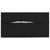 Cushion with Pillow HOUTEN 6 pcs Black Faux Linen 933501