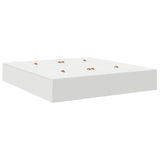 Storage Bed Frame White 200 x 200 cm Engineered Wood 3335357
