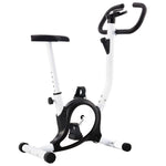 ZNTS Exercise Bike with Belt Resistance Black 92009