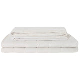 Weighted Blanket White 122 x 183 cm 9 kg 100% Cotton 205T 3442992