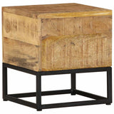 Side Table 30x30x33 cm Rough Mango Wood 320814