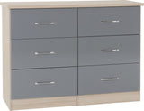 ZNTS Nevada 6 Drawer Chest 100-102-103