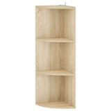 Corner Shelf 3-Tier 41.5 x 41.5 x 107.5 cm Engineered Wood 8016344