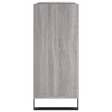 Record Cabinet Grey Sonoma 84.5x38x89 cm Engineered Wood 831786