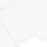 Decorative Stickers 20 pcs White 29 x 21 cm 42046139