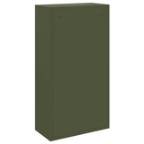 Parcel Drop Box with Storage Olive Green 44 x 22 x 82 cm Steel 874922