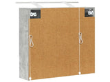 Bathroom Mirror Cabinet Concrete Grey 60 x 14.5 x 70 cm 889194